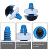 ARTCXC 64Pcs 15mm 8Colors Flat Pupils Plastic Safety Eyes Craft