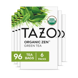 TAZO Organic Zen Green Tea Bags - Refreshing Herbal Blend