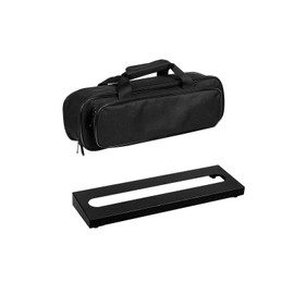 GOKKO Small Guitar Pedal Board 15.7" x 4.9" Guitar Pedalboard with Carry Bag (GKS-16)