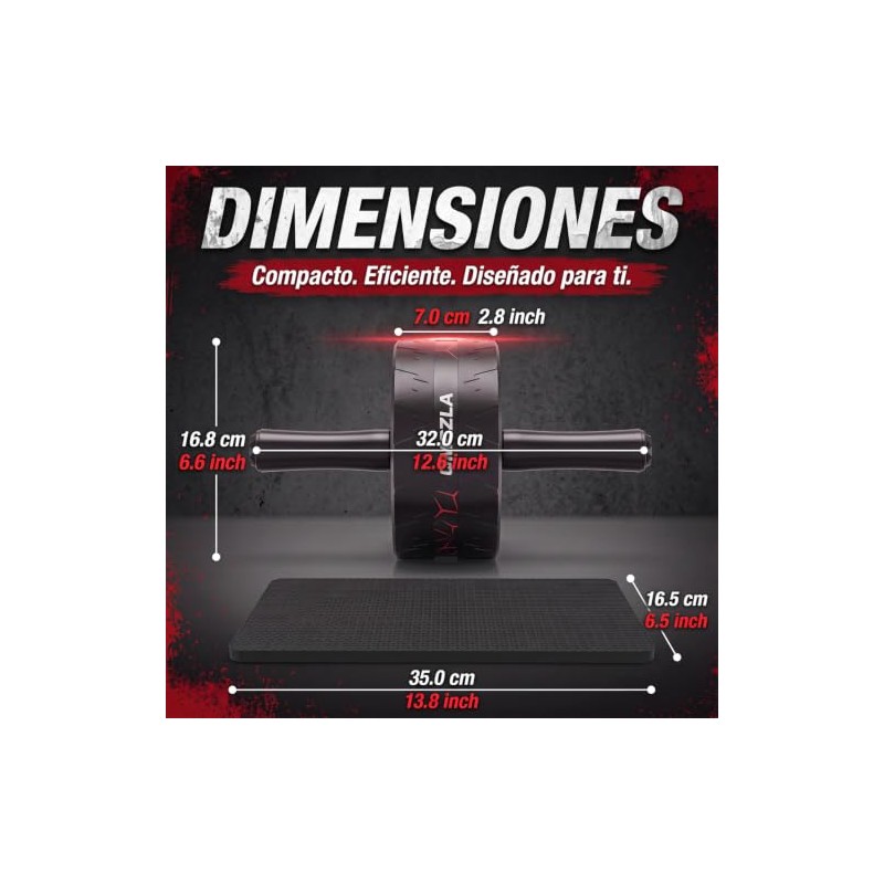 Rueda Abdominales, Equipo de Entrenamiento de Abs para Entrenamiento de