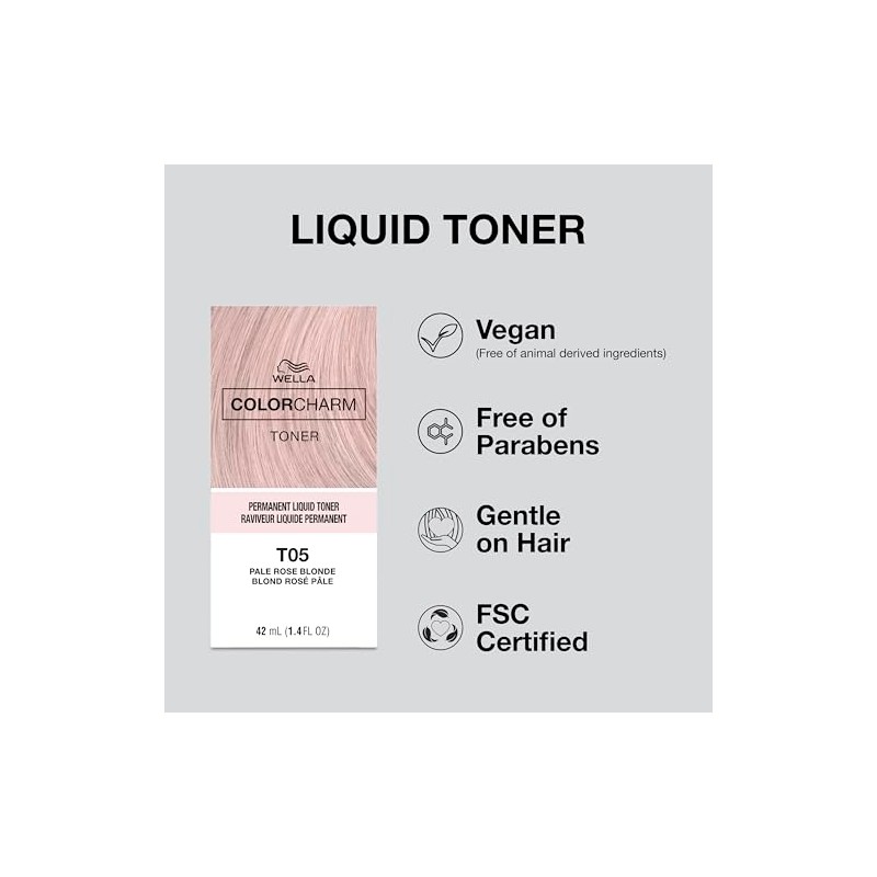 Wella Color Charm Permanent Liquid Hair Toner (T28 Natural Blonde)