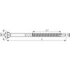 EUROTEC 110289 Wood Drilling Screws Torx 10 with Decorative Head