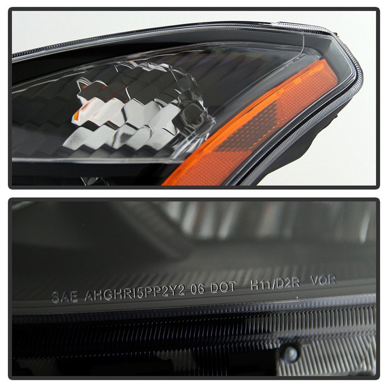 ACANII - For Black 2008-2013 Nissan Rogue 14-15 Select Halogen