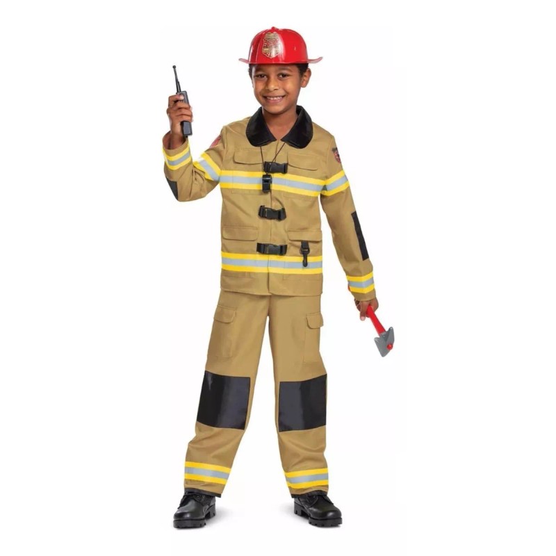 Disguise Disfraz De Bombero Para Niños Con Casco Y Accesorios