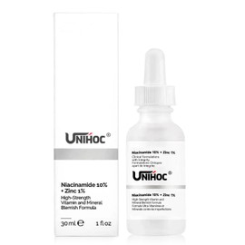 Bio Hyaluron Serum, Hochdosiert 30ml, Vegane Essence mit Niacinamid, Niacinamide 10% + Zinc 1%, Feuchtigkeitsspendendes Hyaluronsäure Serum - Anti-Falten-Wirkstoffen für Strahlende Gesichtshaut