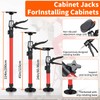 2Pack Cabinet Jacks for Installing Cabinets, Adjustable Support Pole 20"