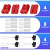 Uddick 4PCS 50A 6-10 Gauge Battery Cable Quick Connect/Disconnect Connector