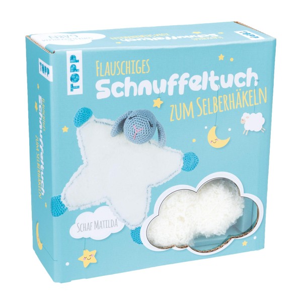 Matilda Sheep Crochet Set Fluffy Cuddly Blanket Sheep: Instructions and