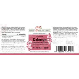 Kalmegh tablets, 300 mg active ingredient, tablets, premium quality, made in Austria, tablets instead of capsules, vegan