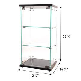SSWBasics Infinity Countertop Display Case - 12-1/4"W x 14-1/4"D x 27-1/4"H