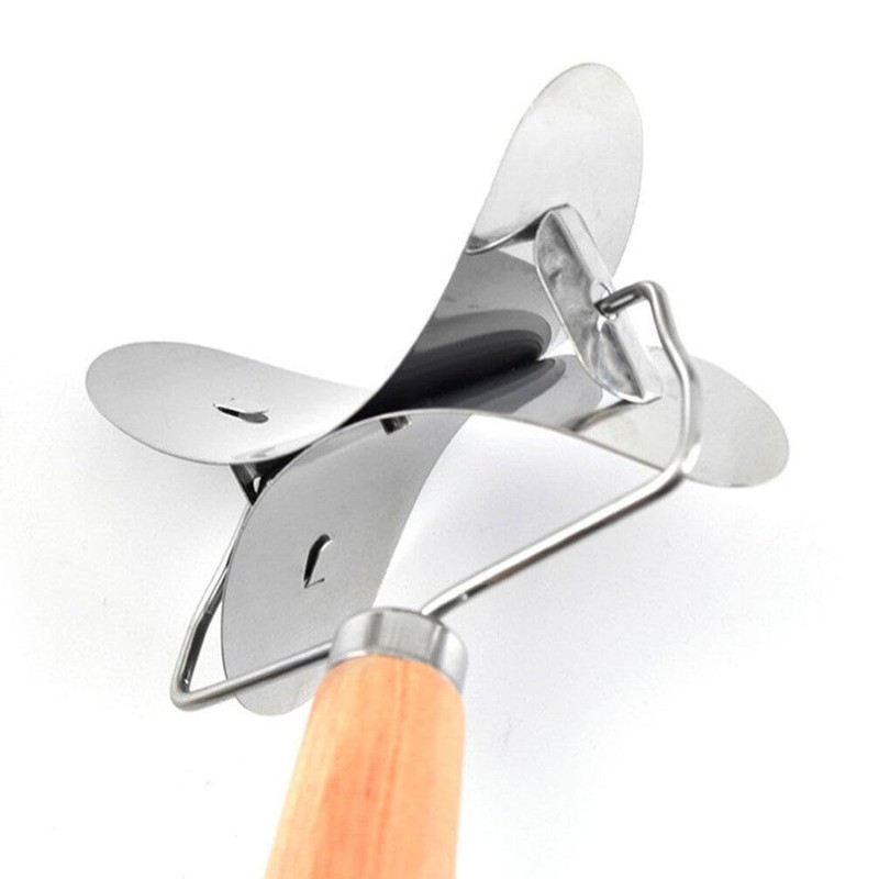 MAGICLULU Rolling Pastry Cutter Stainless Steel Dumpling Wrapper Ravioli Circle