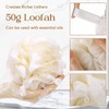 Sunnyray 4 Pack Back Scrubber for Shower and Shower Loofah