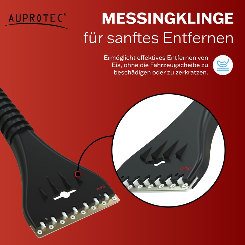 AUPROTEC AE 1 Ice Scraper with Double Blade Brass +