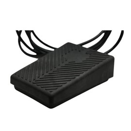 Presair B621BA-10FT Momentary Action Rectangular Hard Foot Pedal, Heavy Duty, 10FT of 1/4″ O.D., 1/8″ I.D. Air Tubing, Air Activated, Made in The USA - Direct from Manufacturer