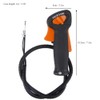 TOPINCN Professional Lawn Mower Throttle Control Switch Handle Strimmer Cutter