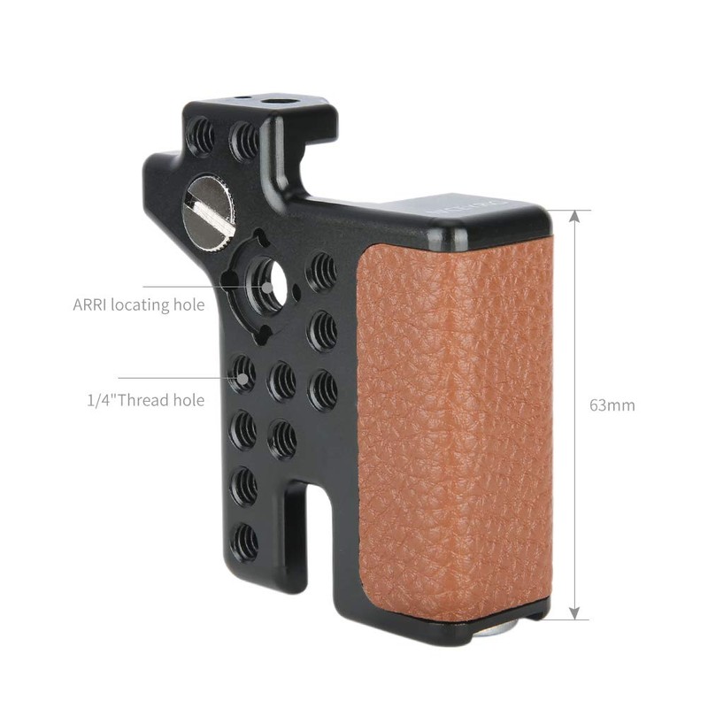 Mango Lateral,NICEYRIG Side Grip Leather Non-Slip Grip for Sigma FP