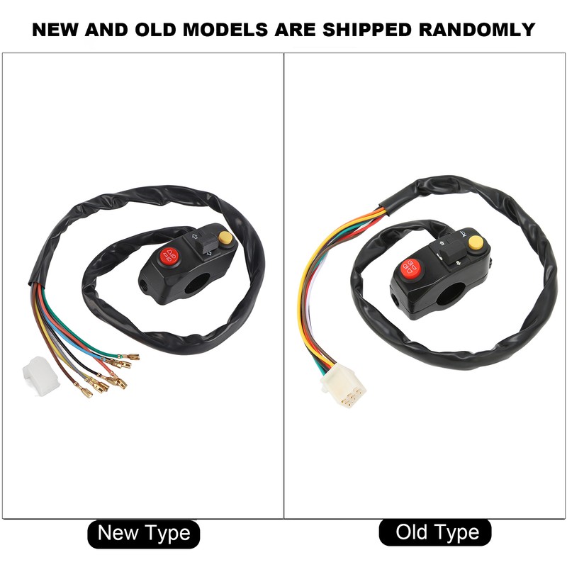 Motorcycle Handlebar Switch Universal 7/8in Motorbike Handle Bar Accessory DC