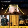 Mcbazel Solar Camping String Lights 10m/33ft with Remote Control, USB