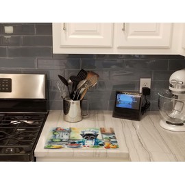 Caroline's Treasures DAC6179LCB Affenpinscher The Chef Glass Cutting Board Decorative Tempered Glass Kitchen Cutting and Serving Board Large Size Chopping Board
