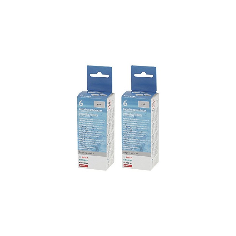 2 x 6 Bosch Siemens Descaling Tablets