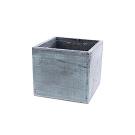 Lucky Winner Rustic Mini Wooden Box Planter (Blue)