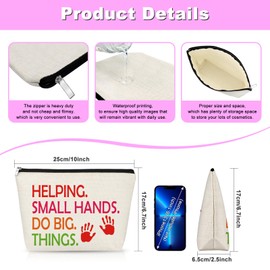 Gfhzdmf Occupational Therapist Gifts Makeup Bag Appreciation Gifts for Occupational Therapy Therapist Gift for Girl Women Sister Daughter Friend Cosmetic Bag Travel Pouch with Zipper