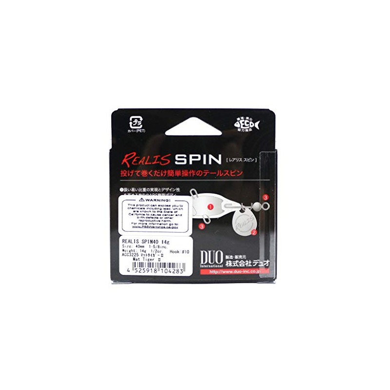 Duo Poisson Nageur Realis Spin - 4cm - 14g -
