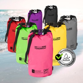 #DoYourOutdoor Dry Bag | Waterproof Backpack | Waterproof Bag & Pack Sack | 2L 5L 10L 20L 30L Dry Bag in 2 Styles and Many Colours | Ideal for Boat, Kayak, Fishing and Camping, Pink, Hoizontal