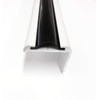Black Vinyl 7/8" Insert Molding Trim Screw Cover RV Camper