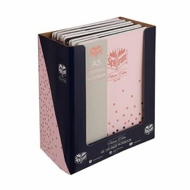 Spirax Platinum Edition A5 Notebook, Pink Pastel