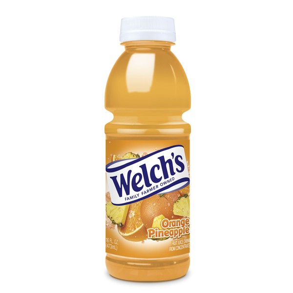Welch's Orange/Pineapple Juice, 16 oz - Pk of 12