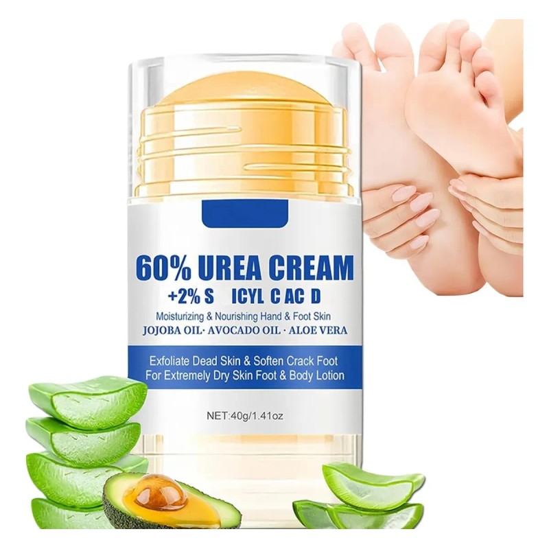 Crema Para Pies Con 60% Urea Y 2% Ácido Salicílico