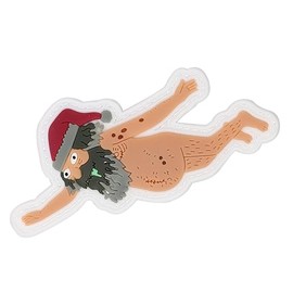 Patch Shop Dongri Christmas Santa Funny Waterproof Army Military Velcro Patch Airsoft Patch Velcro A0742