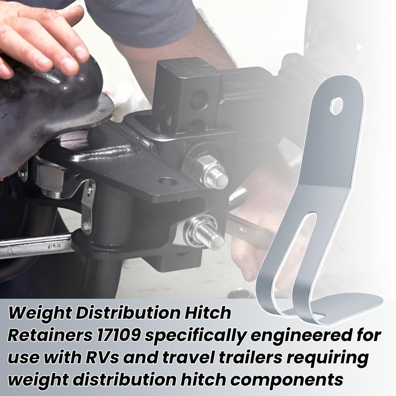 17109 Replacement Round Bar Weight Distribution Hitch Retainers for CURT