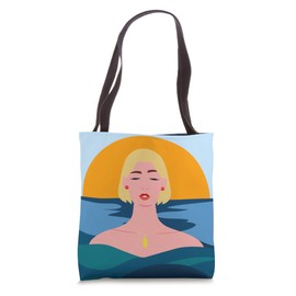 Goddess in the Sea Tote Bag