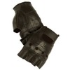 GEAR - Gants Mitaines 100% Cuir US Army - Coloris Noir - Taille S - Airsoft - Paintball - Outdoor - Moto - Conduite - Biker