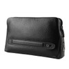 Fipilock FL-V1 Men Zipper Leather Wallet Smart Fingerprint Security Anti