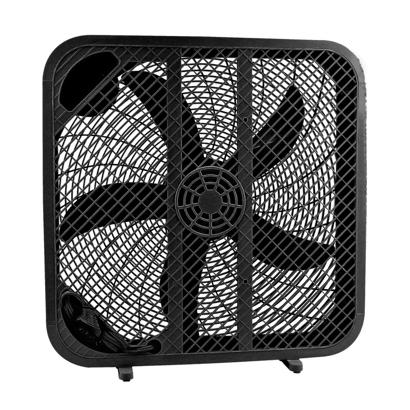 Genesis 20" Box Fan, 3 Settings, Max Cooling Technology, Carry