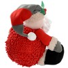 WeRChristmas Sitting Down Santa Christmas Decoration-30cm, 30 x 25 x