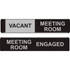 Seco Free Meeting Room/Meeting Room Engaged Sliding Sign, 255mm x