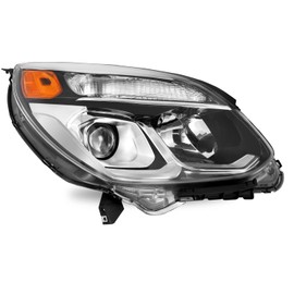 SOCKIR OE Style Projector Halogen Headlight Assembly Compatible with 2016 2017 Chevy Equinox Factory Headlamp Right Passenger Side
