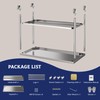 Stainless Steel Table, 36" x 24" Commercial Prep Work Table