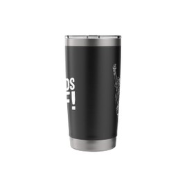 HANDS OFF! Resist Democracy Protection Stainless Steel Insulated Tumbler