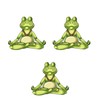 Phone Stickers (3) Mini Frog Stickers | 1" Meditating Frog