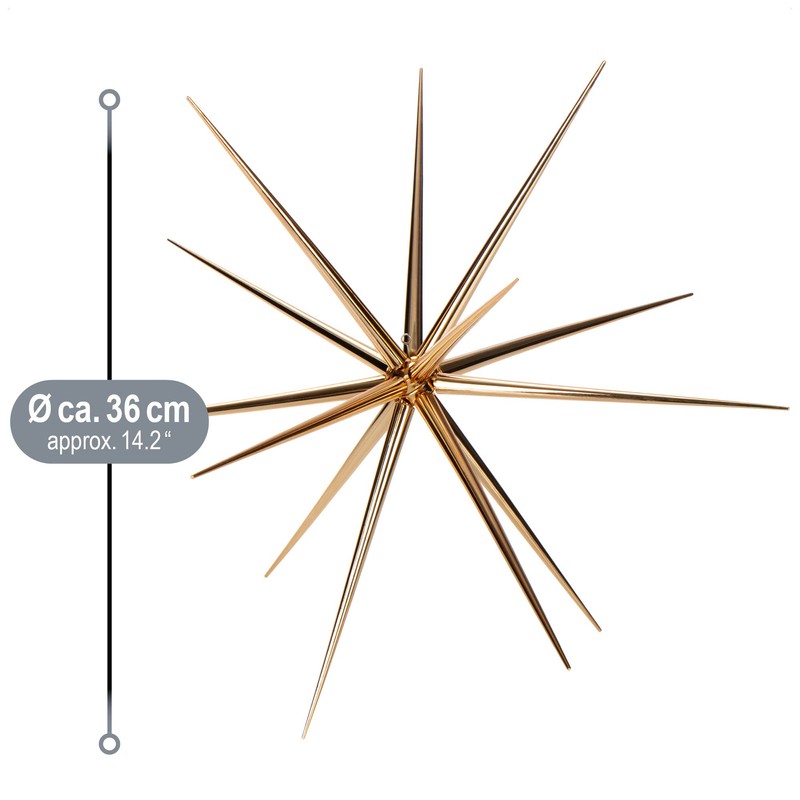 COM-FOUR® Christmas Star for Hanging - Decorative Star for Christmas