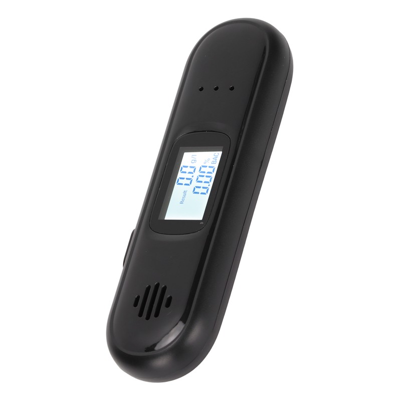 Non Contact Alcohol Tester Portable Breathalyzer USB Rechargeable High Precision