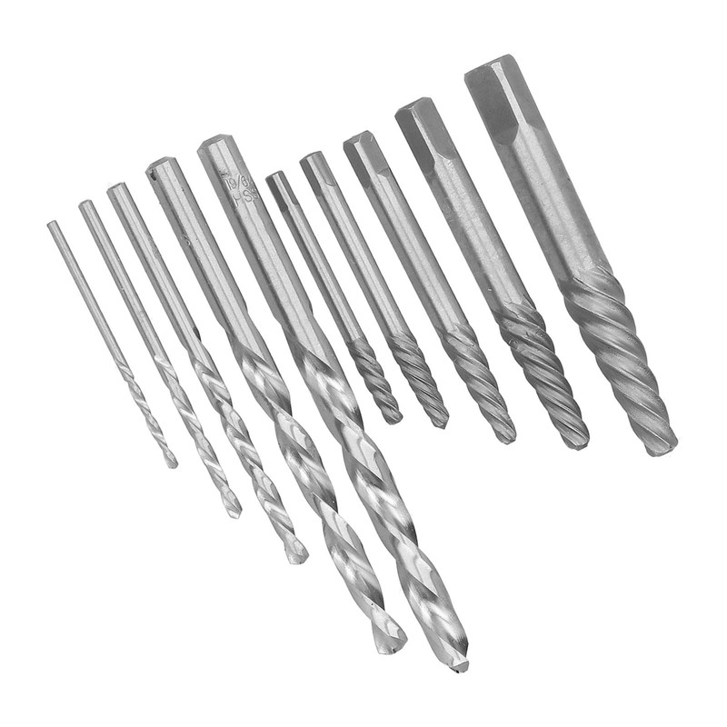 Screw Extractor Drill Bit Set Left Hand Cobalt British System