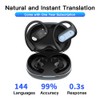 AI Real-time Translation Earbuds, Bluetooth 5.4 Headphones Translator for 144