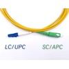 Elfcam - 5 m Fibre Optic Cable SC/APC to LC/UPC