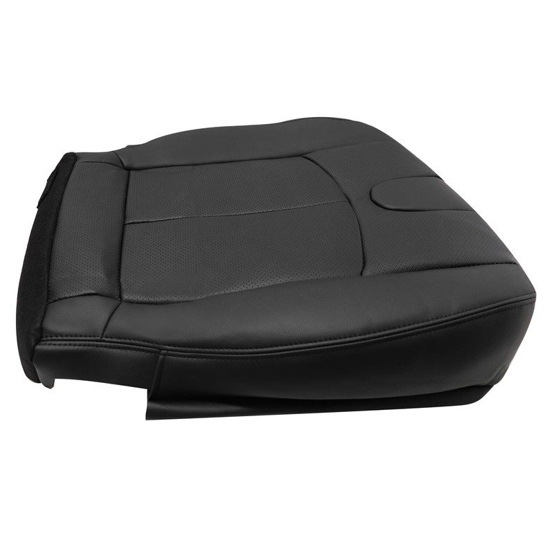 SecosAutoparts Front Driver Side Bottom Perforated Leather Replacement Seat Cover